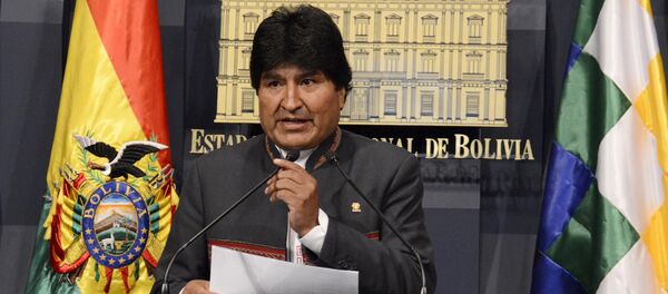 Evo Morales, presidente de Bolivia Evo Morales, presidente de Bolivia - Sputnik Mundo