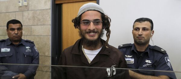 Meir Ettinger, el sospechoso de extremisto judío, en el Juzgado de Nazaret - Sputnik Mundo