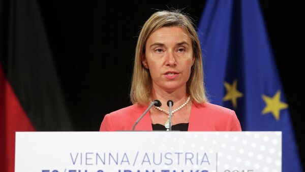 Federica Mogherini, alta representante de la UE para Asuntos Exteriores y Política de Seguridad - Sputnik Mundo