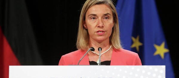 Federica Mogherini, jefa de la diplomacia europea Federica Mogherini, jefa de la diplomacia europea - Sputnik Mundo