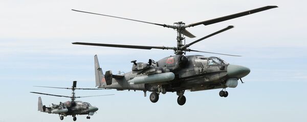 Helicópteros de combate polivalentes rusos Ka-52 'Alligator' - Sputnik Mundo