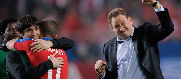 Leonid Slutski, técnico del club de fútbol CSKA de Moscú - Sputnik Mundo