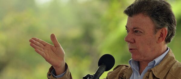 Juan Manuel Santos, presidente de Colombia - Sputnik Mundo