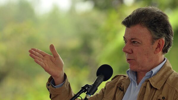 Juan Manuel Santos, presidente de Colombia - Sputnik Mundo