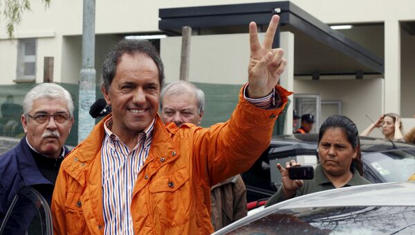 Daniel Scioli, candidato a la presidencia de Argentina - Sputnik Mundo