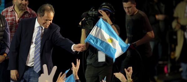 Daniel Scioli, precandidato del Frente para la Victoria - Sputnik Mundo