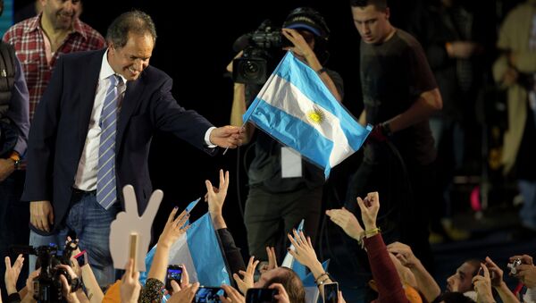 Daniel Scioli, precandidato del Frente para la Victoria - Sputnik Mundo