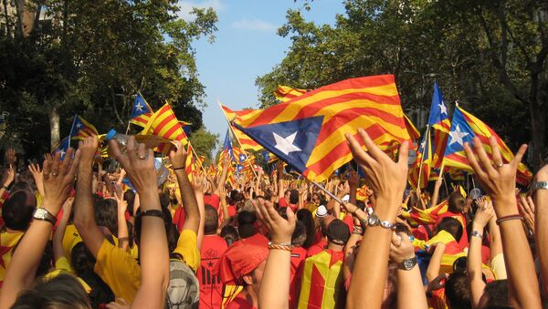 Manifestación en Barcelona - Sputnik Mundo