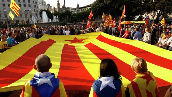 Partidarios de la independencia de Cataluña - Sputnik Mundo