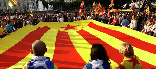 Partidarios de la independencia de Cataluña - Sputnik Mundo