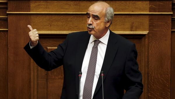 Vangelis Meimarakis, líder del partido Nueva Democracia - Sputnik Mundo