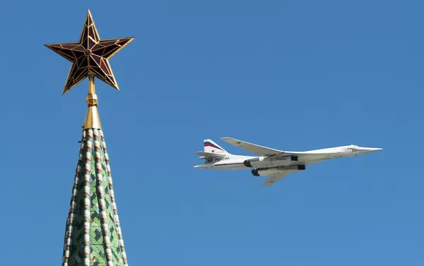 La estrella roja del Kremlin en el Día de la Victoria La estrella roja del Kremlin en el Día de la Victoria - Sputnik Mundo