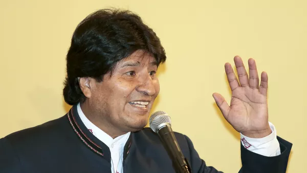 Evo Morales, presidente de Bolivia (archivo) - Sputnik Mundo