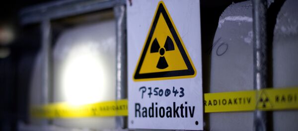 A tank containing radioactive water is seen at the Asse nuclear waste storage facility in Remlingen, central Germany - Sputnik Mundo