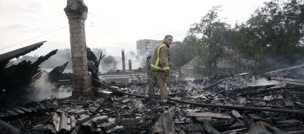 the situation in Donbass (archivo) - Sputnik Mundo