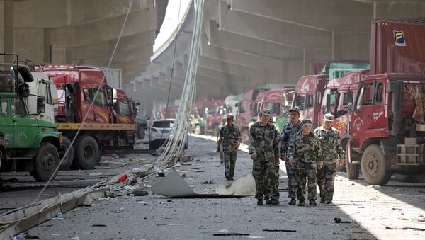 Situación en Tianjin - Sputnik Mundo