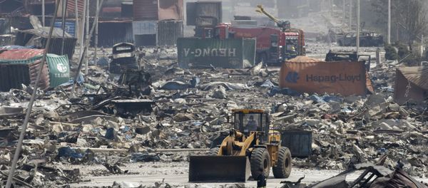 Consecuencias de la explosión en Tianjin - Sputnik Mundo