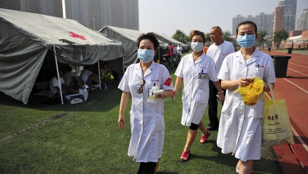 Médicos en Tianjin, China - Sputnik Mundo