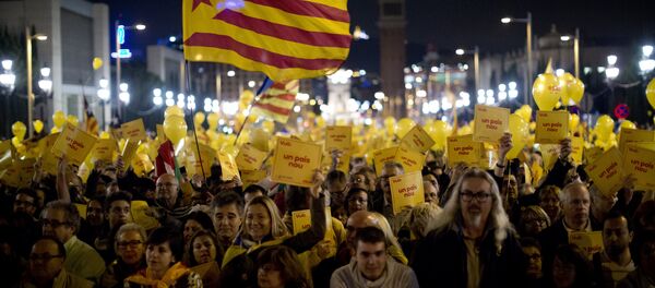 Votación simbólica por la independencia de Cataluña - Sputnik Mundo