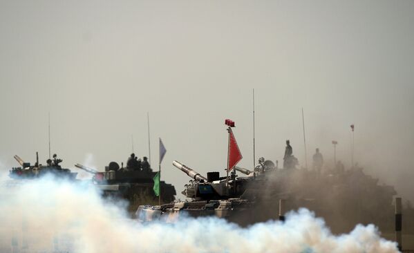 Semifinales del Biatlón de Tanques - Sputnik Mundo