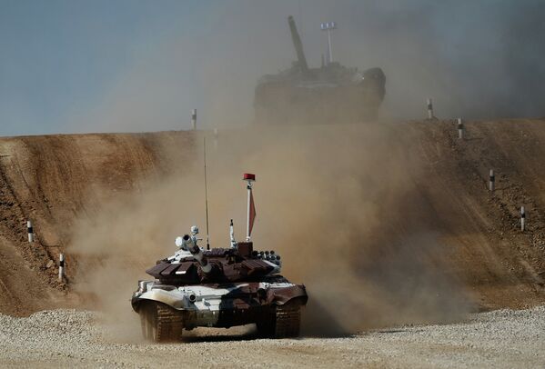 Semifinales del Biatlón de Tanques - Sputnik Mundo