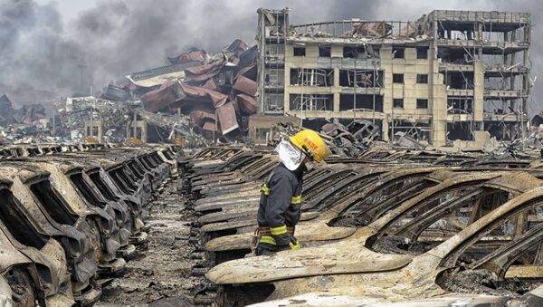 Situación en Tianjin - Sputnik Mundo