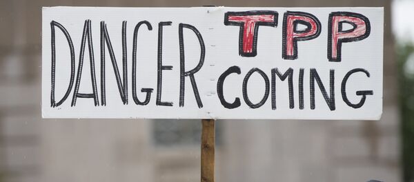 Miles de personas protestan en Nueva Zelanda contra el Acuerdo Transpacífico - Sputnik Mundo