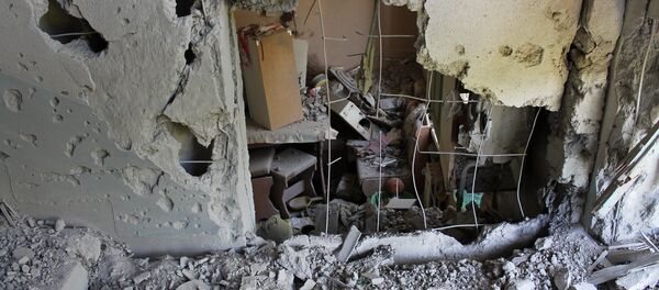 Edificio destruido en la región de Donetsk - Sputnik Mundo