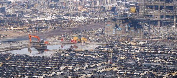 Consecuencias de las explosiones en Tianjin - Sputnik Mundo