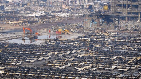 Consecuencias de las explosiones en Tianjin - Sputnik Mundo
