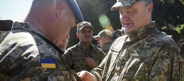 Petró Poroshenko, presidente de Ucrania - Sputnik Mundo