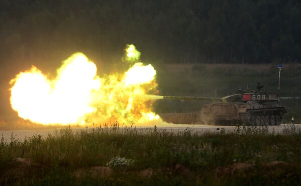Campeonato mundial del Biatlón de Tanques: los más veloces y los más certeros - Sputnik Mundo