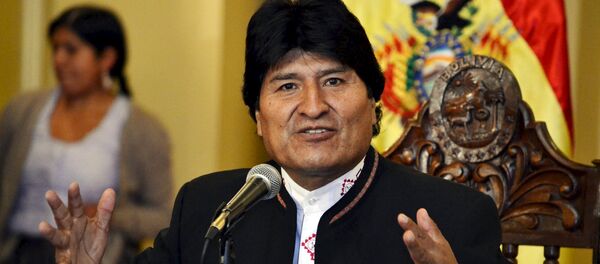 Evo Morales, presidente de Bolivia Evo Morales, presidente de Bolivia - Sputnik Mundo