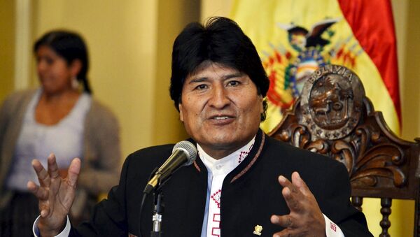 Evo Morales, presidente de Bolivia - Sputnik Mundo