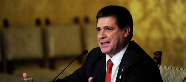 Horacio Cartes, presidente de Paraguay - Sputnik Mundo