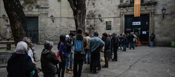 Referendo en Cataluña (Archivo) - Sputnik Mundo