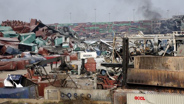 Consecuencias de la explosión en Tianjin - Sputnik Mundo