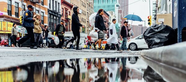 Gente en las calles de Nueva York - Sputnik Mundo