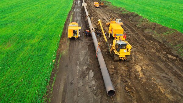 Construcción del gasoducto - Sputnik Mundo