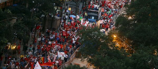 La manifestacion en Río de Janeiro - Sputnik Mundo