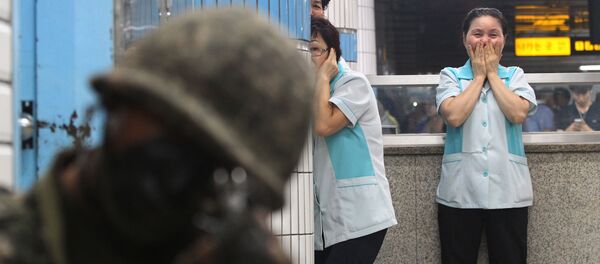 Militares surcoreanos - Sputnik Mundo