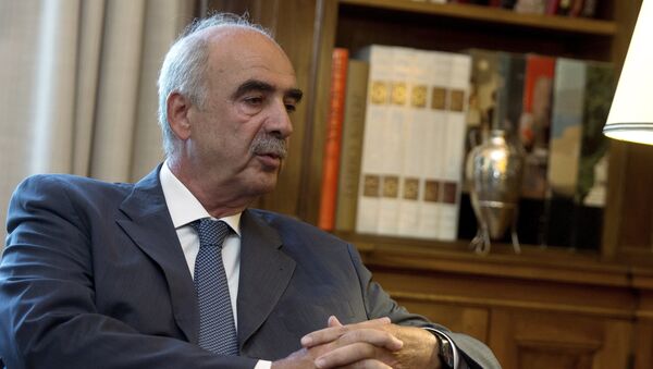 Vangelis Meimarakis, líder del partido conservador griego Nueva Democracia - Sputnik Mundo