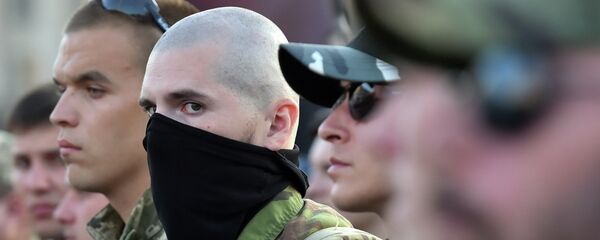 Radicales del grupo Pravy Sektor (archivo) Radicales del grupo Pravy Sektor (archivo) - Sputnik Mundo