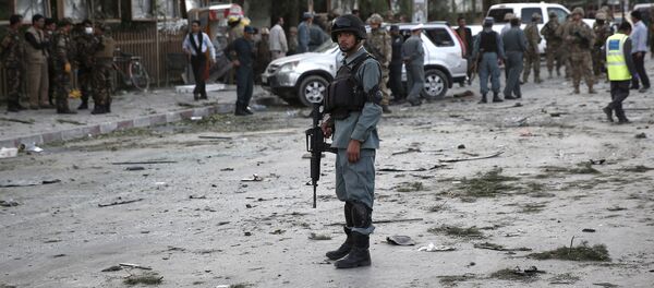 Un policía afgano en Kabul (archivo) - Sputnik Mundo