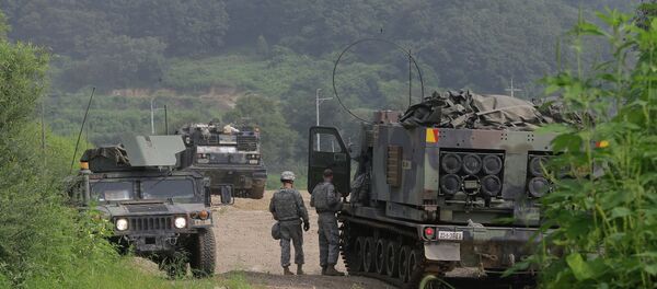 Vehículos blindados de EEUU (archivo) - Sputnik Mundo