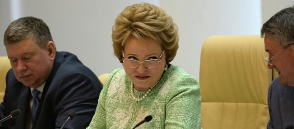 Presidenta del Senado ruso, Valentina Matvienko Presidenta del Senado ruso, Valentina Matvienko - Sputnik Mundo