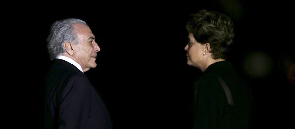 Vicepresidente del Gobierno de Brasil, Michel Temer, y presidenta de Brasil, Dilma Rousseff - Sputnik Mundo