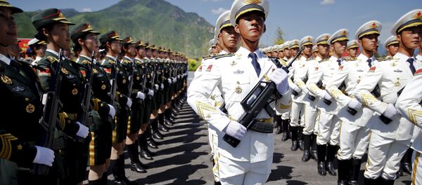 Ensayo de un desfile militar en Pekín - Sputnik Mundo