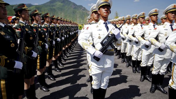 Ensayo de un desfile militar en Pekín - Sputnik Mundo