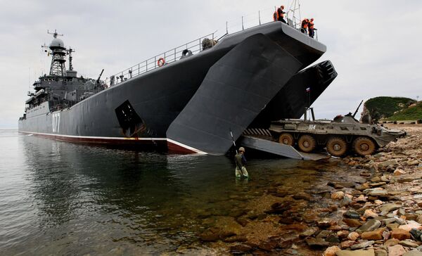 Ejercicios militares ruso-chinos Cooperación Naval 2015 - Sputnik Mundo